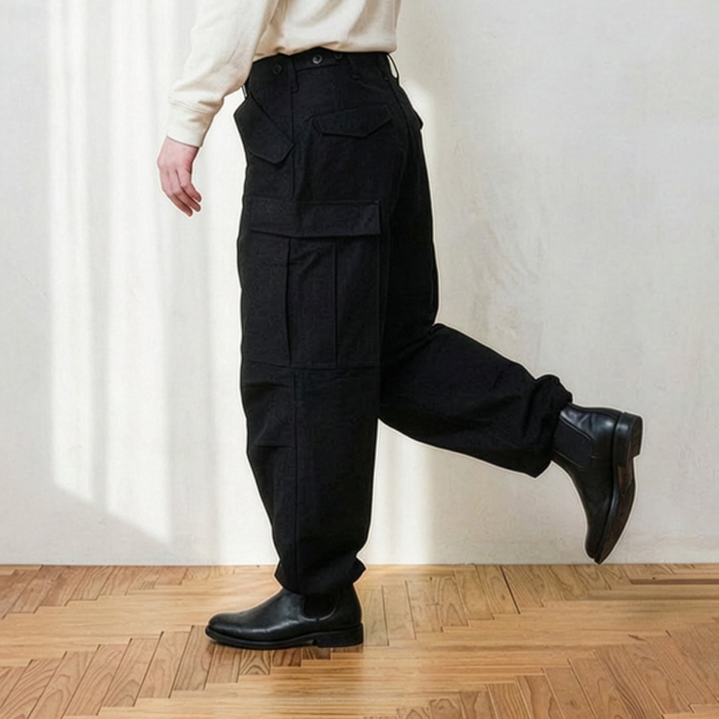 TUKI #0154【field cargo】black