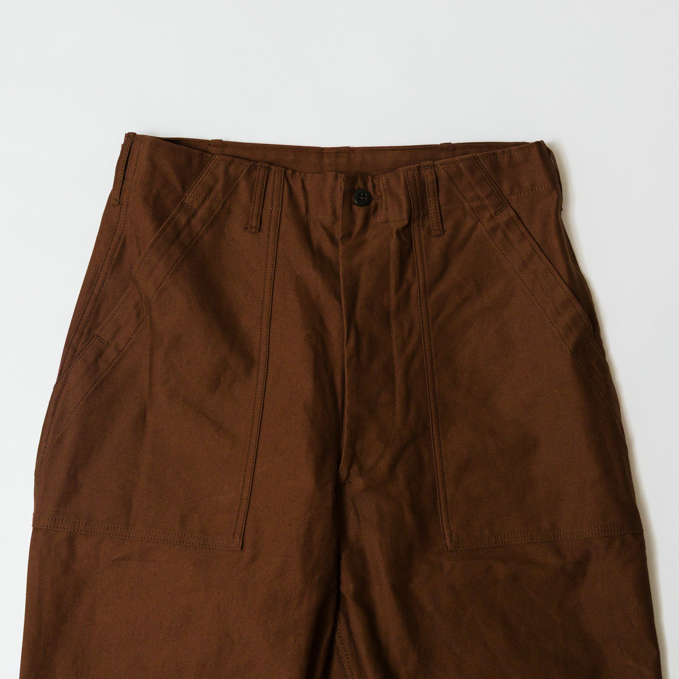 TUKI #0152【baker pants】chocolate