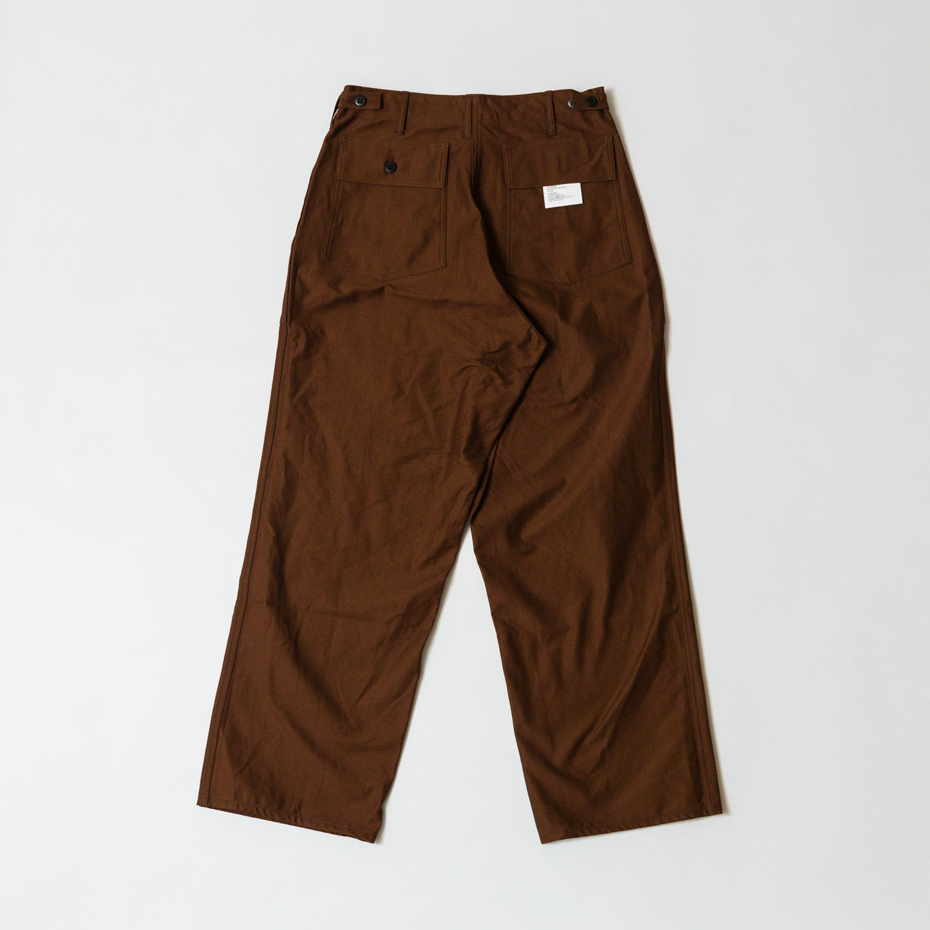 TUKI #0152【baker pants】chocolate