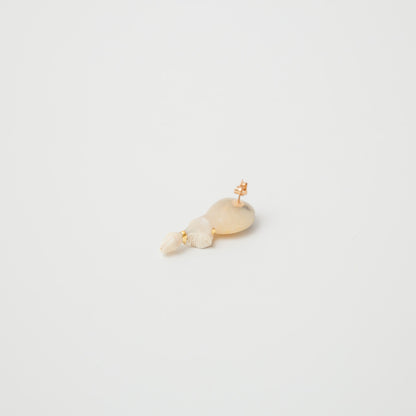 雨氣-石繕いピアス-7