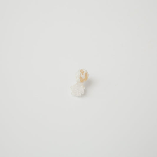 雨氣-石粒ピアス-2