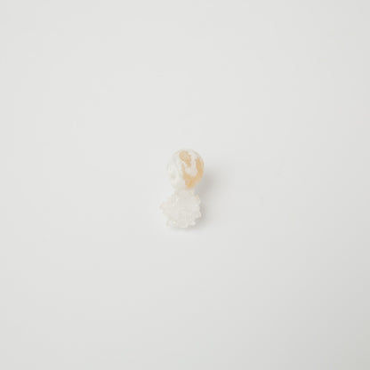 雨氣-石粒ピアス-2