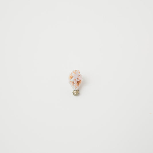 雨氣-石粒ピアス-3