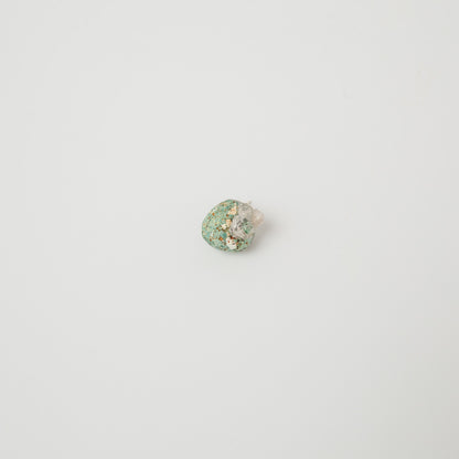雨氣-石粒ピアス-5