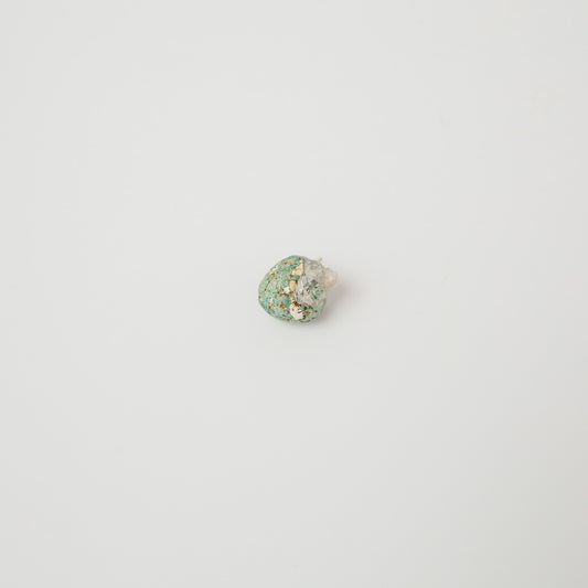 雨氣-石粒ピアス-5