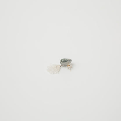 雨氣-石粒ピアス-9
