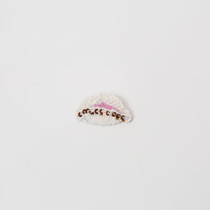 吉丸睦-まだいおすしブローチ