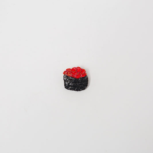 吉丸睦-いくら軍艦ブローチ