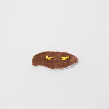 吉丸睦-いわしおすしブローチ